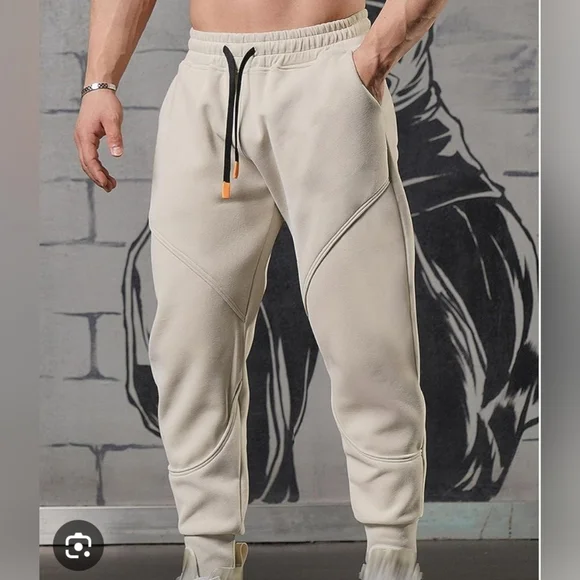 DSG Dicks Sporting Goods Tan Beige Colored Joggers Size Med - Picture 1 of 6